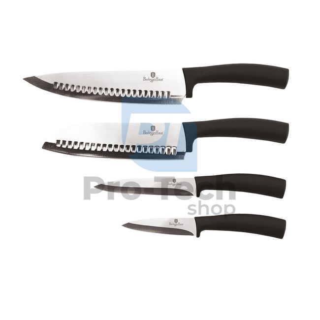 Set cuțite de bucătărie inox, 4 bucăți BLACK 20461