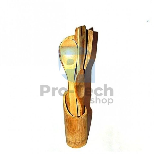 Set linguri și spatule din bambus, 6 piese 51460