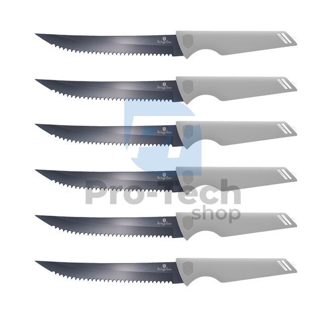 Set cuțite friptură, 6 piese, oțel inoxidabil MATT GREY 20729