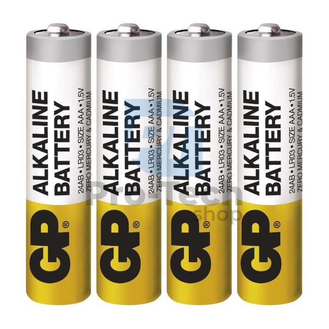 Baterie alcalină GP Alkaline LR03 (AAA), 4 bucăți 71433