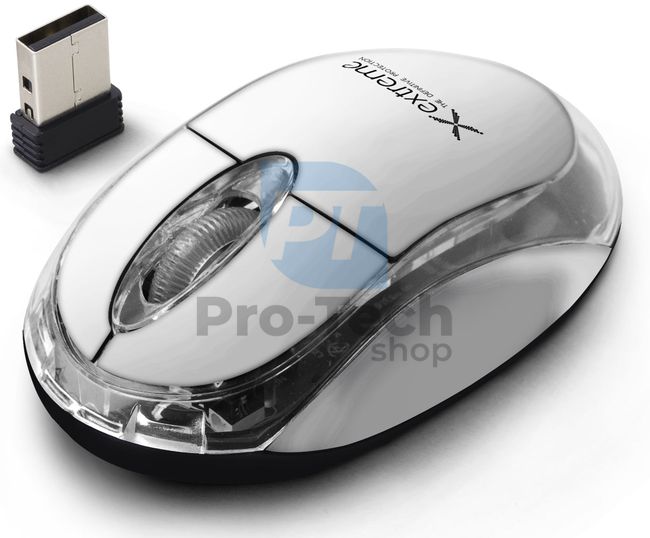 Mouse wireless 3D USB HARRIER, alb