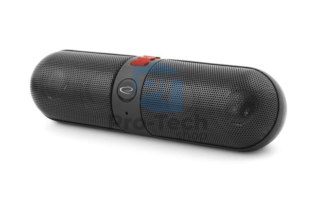 Boxă Bluetooth cu radio FM PIANO, negru-roșu