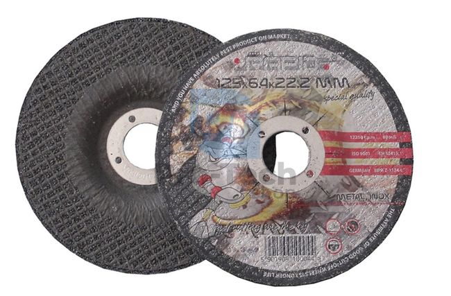 Disc polizare metale 125 mm x 6.4 mm x 22.2 mm 00432