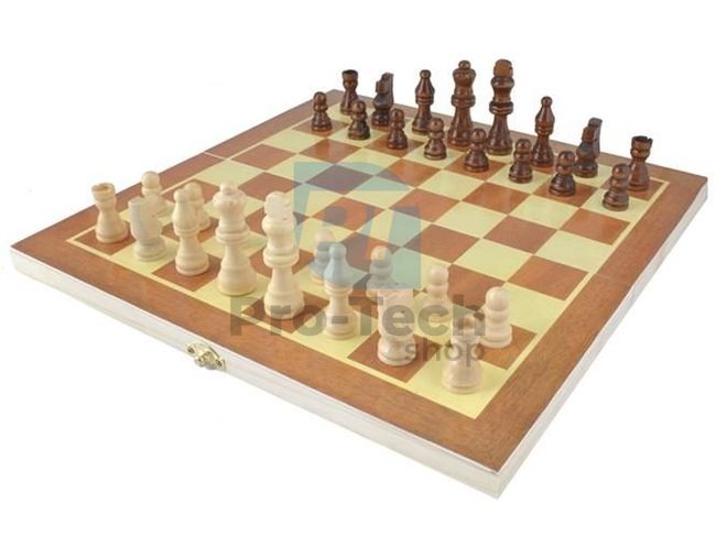 Set de șah din lemn 28x28cm 74169