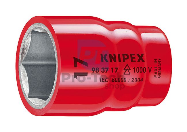 Cap cheie tubulară 1/2" cu pătrat interior 1/2" KNIPEX 08911