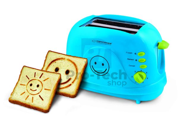 Toaster SMILEY, albastru