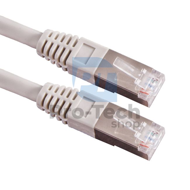 Cablu FTP Cat. 6 Patchcord RJ45, 0,25m, gri