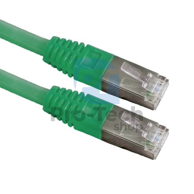 Cablu FTP Cat. 6 Patchcord RJ45, 0,25m, verde