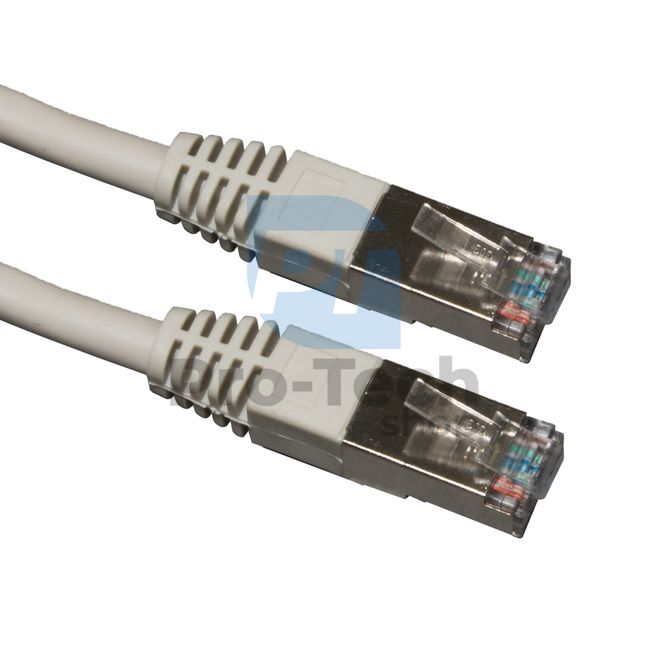 Cablu FTP Cat. 6 Patchcord RJ45, 10m, gri