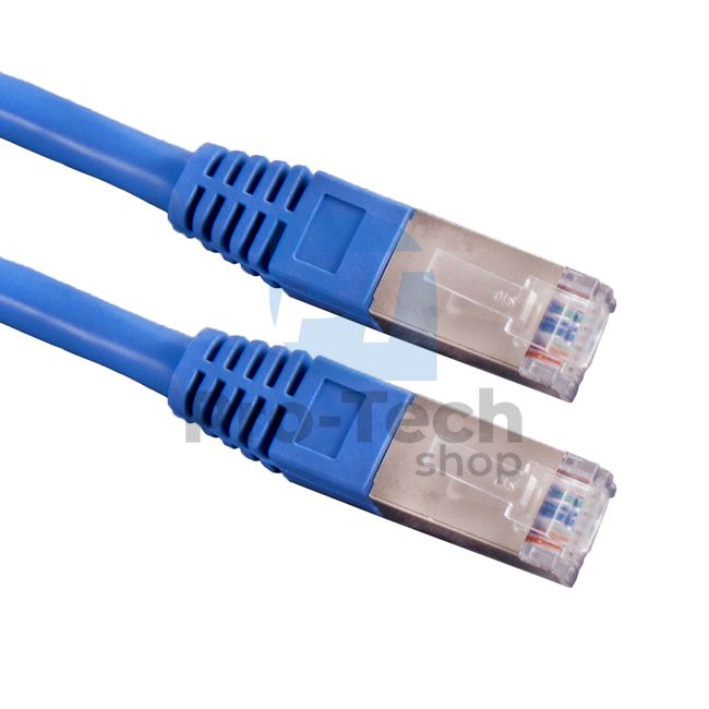 Cablu FTP Cat. 6 Patchcord RJ45, 1m, albastru