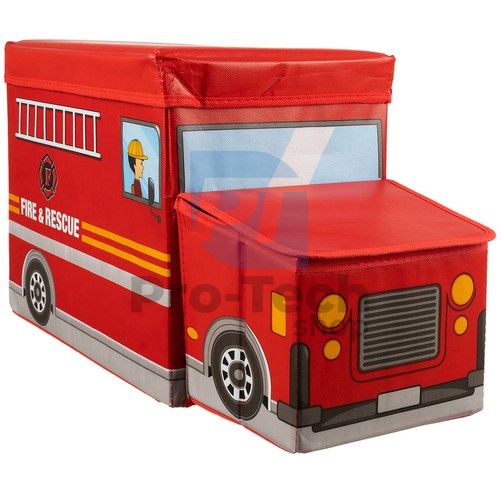 Cutie depozitare jucării - mașină pompieri Kruzzel 22489 75675