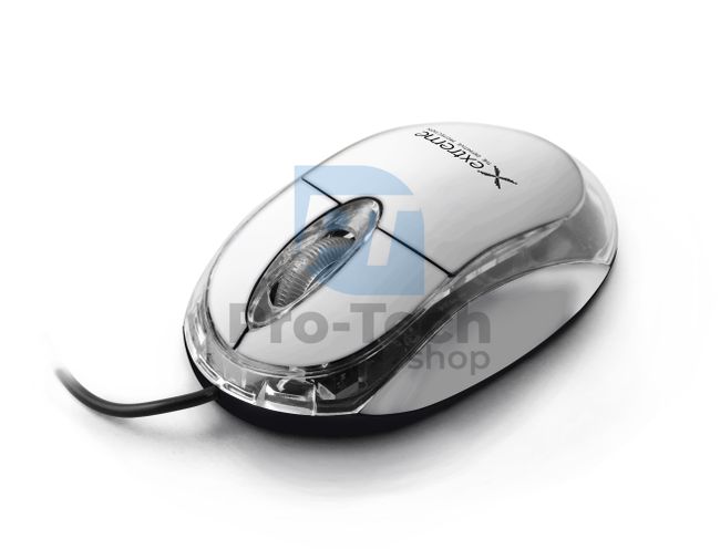 Mouse 3D USB CAMILLE, alb
