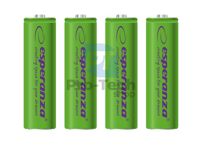 Baterie reîncărcabilă NI-MH AA 2000mAh 4 bucăți, verde