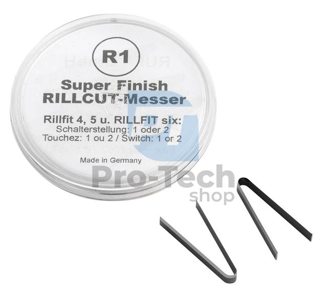 Set lame recanelat/regrovat R-1, 3–5mm 11664