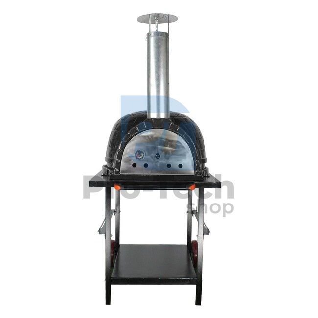 Cuptor de pizza cu cărucior din oțel Pro-Tech CHEF 40522