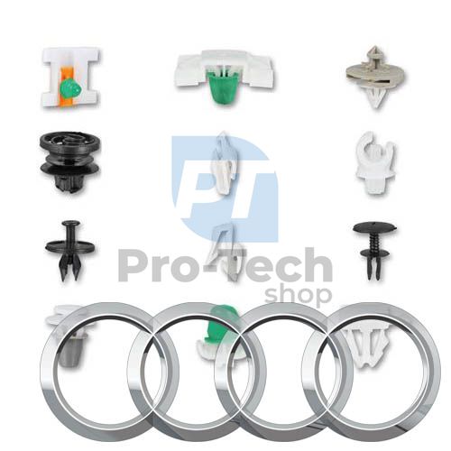 Clipsuri fixare tapiserie/capitonaje auto de plastic 160 piese AUDI profi Asta A-TC015 10460