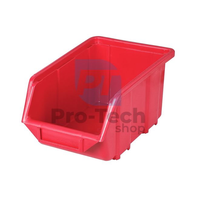 Cutie din plastic Ecobox mediu, roșu 60113