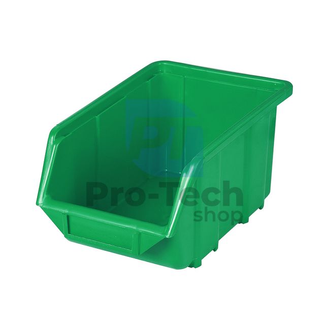 Cutie din plastic Ecobox mediu, verde 60115