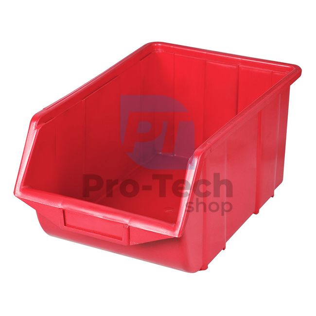 Cutie din plastic Ecobox mare, roșu 60117