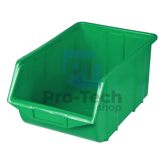 Cutie din plastic Ecobox mare, verde 60119