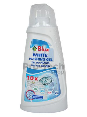 Detergent gel de rufe cu dozator Blux alb 1000ml 30200