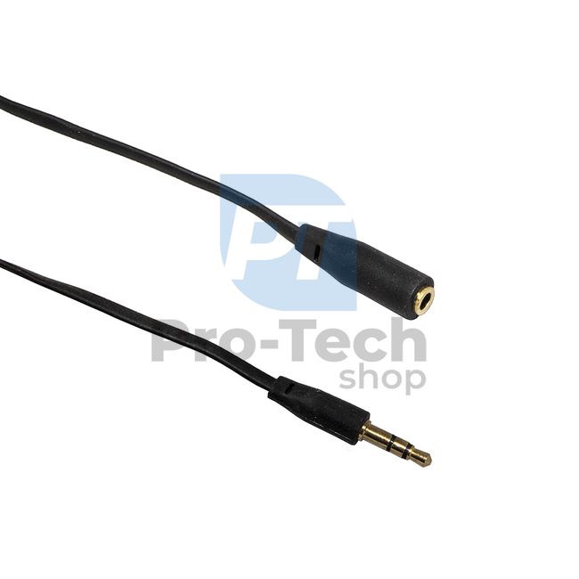 Cablu prelungitor Mini Jack, plat, 2 m