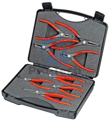 Set clești de precizie pentru inele de siguranță 8 piese KNIPEX 09005