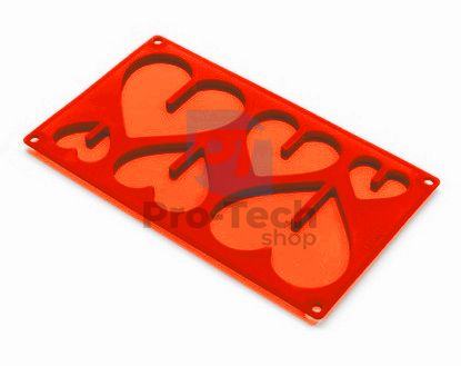 Formă din silicon inimă de ciocolată 51327