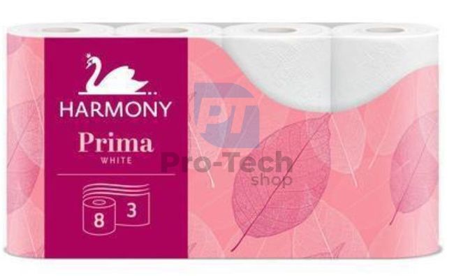 Hârtie igienică 3 straturi HARMONY PRIMA - 8buc 30497